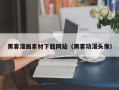 新乡黑客漫画素材下载网站（黑客动漫头像）